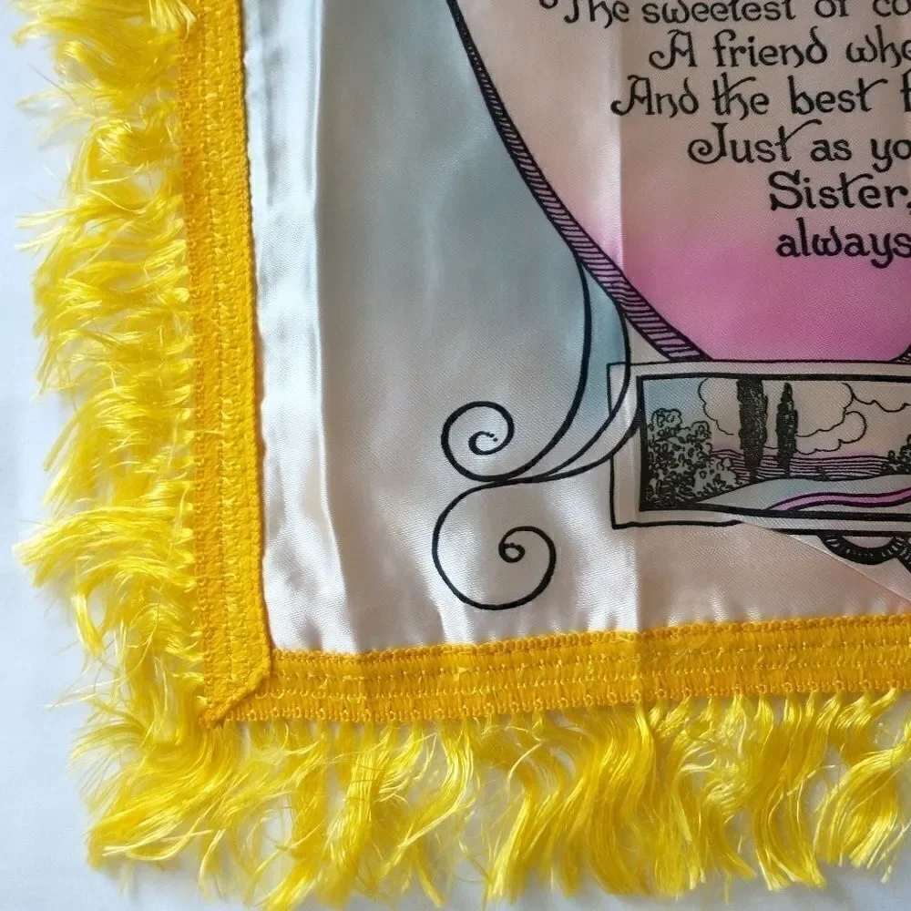 Military Satin Pillowcase Cover Vintage Home Front St Maries‎ Idaho US MY SISTER